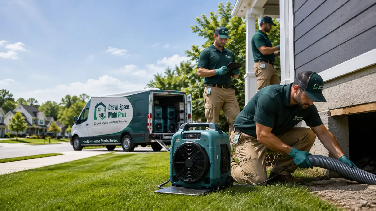 Crawl Space Mold Removal in Ada, MI